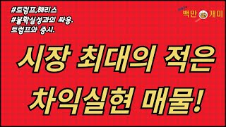 7월 22일월 시장 최대의 적은 차익실현 매물트럼프해리스불확실성과의싸움트럼프와증시 [upl. by Meghan]