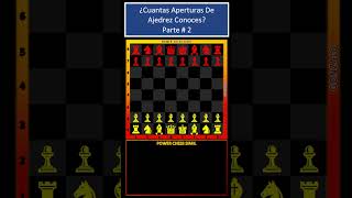 Aprende aperturas de ajedrez 2ajedrez aperturasdeajedrez chessopening chess [upl. by Ahsitel]