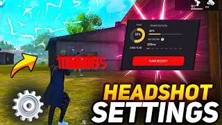 Apply This Settings And Become Headshot Hacker 😱👀 New Headshot Settings 🔥  Free Fire [upl. by Teplica674]