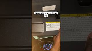 Sun visor replacement [upl. by Pietje]