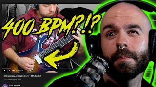 400 BPM DEATH METAL Dean Watches Archspire Covers on Youtube [upl. by Jennine]