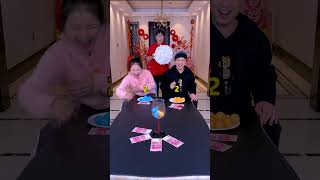 Ping Pong Challenge Who Got The Most Money  😂 Funnyfamily Partygames [upl. by Nepean]