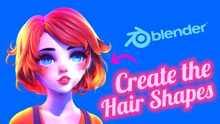 How to Create Stylized Hair Shapes with Geometry Nodes in Blender [upl. by Nnylak]