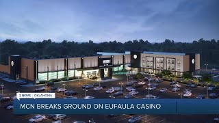 GROUND BREAKING Muscogee Nation breaks ground on Eufaula Casino amp Hotel [upl. by Attenor843]