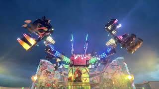 Wilmot’s Air Raid2 Off ride Newcastle valentines funfair [upl. by Kwasi180]