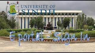 2K21 make EPortal in Sindh university website [upl. by Ailaham]