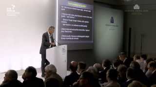 ECB Forum Session 1 P Praet O Blanchard L H Summers L Ball  22 May 2015 [upl. by Casi]