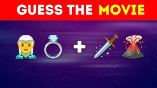 Guess The Movie by Emoji Quiz 🎬  35 MOVIES BY EMOJI [upl. by Thessa]