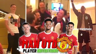 Hilarious Manchester United Football Player Initiations [upl. by Aydan365]