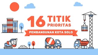 GIBRANTV 16 Titik Pembangunan Prioritas di Kota Solo [upl. by Etnovad]