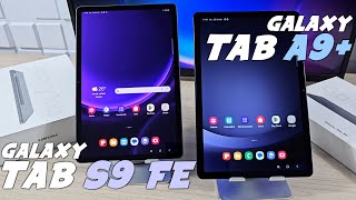 GALAXY TAB S9 FE ou TAB A9 Qual vale mais a pena comprar COMPARATIVO [upl. by Ainaj]