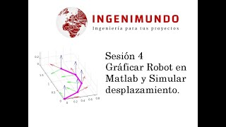 Curso Robótica  Manipuladores  Sesión 4  Graficar Robots en Matlab [upl. by Elconin]