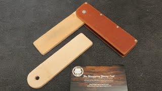 The Stropping Young Lad Folding EDC Pocket Strop Review [upl. by Rebekkah]