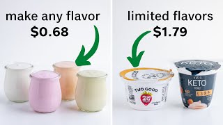 Homemade Low Carb Yogurt  Better than store bought [upl. by Killie]