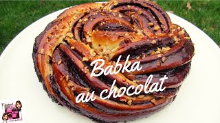 🍫RECETTE BABKA AU CHOCOLAT FACILE  LINSTANT CARAMEL [upl. by Themis]