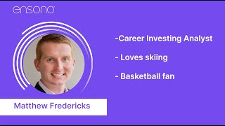 Matthew Fredericks  Career Story [upl. by Yslehc]