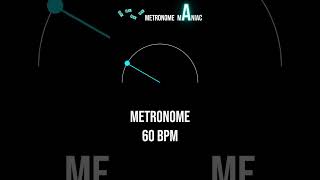 METRONOME 60 BPM 🎶 shorts [upl. by Aleyam]