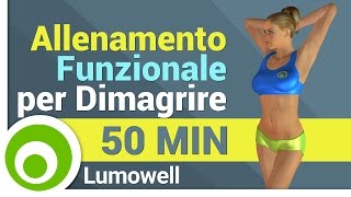 Allenamento Funzionale a Circuito  Esercizi a Corpo Libero per Dimagrire a Casa [upl. by Kho339]