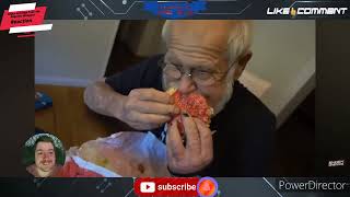 Angry Grandpa Tries The Angriest Whopper Reaction [upl. by Inalaek]