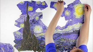 Van Gogh SmART Puzzle  TimeLapse [upl. by Reinar]