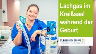 Lachgas im Kreißsaal während der Geburt [upl. by Crane558]