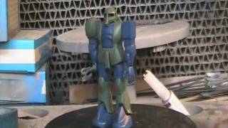 Gundam mech model workshop 48 Hand painting with lacquer tutorial [upl. by Bryanty]