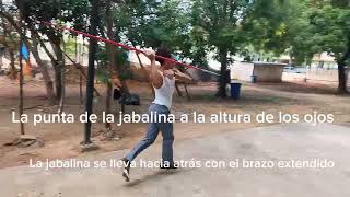 Lanzamiento de la jabalina  atletismo II [upl. by Abebi]