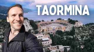 OUR FAVORITE TOWN IN SICILY  TAORMINA Sicily Road Trip Pt 2 [upl. by Assetniuq]