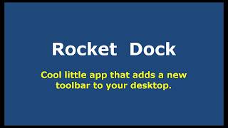 Add the Rocketdock toolbar to Windows 10 [upl. by Ardnasak]