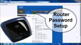 How to Setup a Linksys Wireless Router with a WiFi Password  Its Easy [upl. by Analart234]