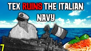 Tex Ruins history as the Italian Navy Ultimate Admiral Dreadnoughts Part 7 [upl. by Placidia]