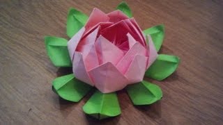 How To Make an Origami Lotus Flower [upl. by Eduard]