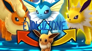 COME FARE EVOLVERE EEVEE IN VAPOREON JOLTEON E FLAREON  POKÉMON GO [upl. by Icat]