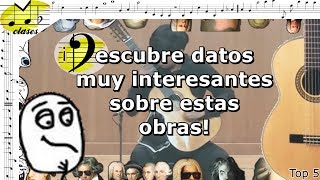 🎼Las 5 obras para guitarra acústica más difíciles jamás compuestas🎼 [upl. by Pavior]