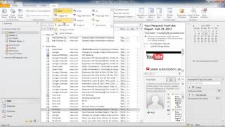 How to Arrange emails by sender and date in Outlook [upl. by Helprin574]