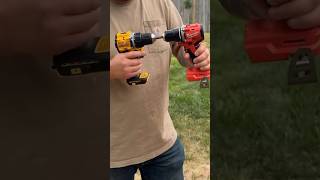 Dewalt 🆚 Milwaukee 21 Volt 🔋 Screwdriver 🪛 youtubeshorts screwdriver vs machine [upl. by Flint848]