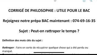 Dissertation Philosophie Méthode  SUJET Corrigé Numéro 2  Terminale [upl. by Ruffi892]