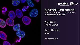 Biotech Unlocked  ALCIDION ASXALC [upl. by Akilaz]