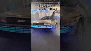 1 Filmauotreffen am 77 in Derendingen moviecars car auto filmauto delorean ghostbusters [upl. by Yrad]