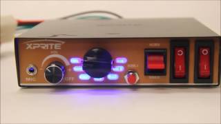 Xprite G1 200w Siren System with Control amp Mic PA [upl. by Poole236]