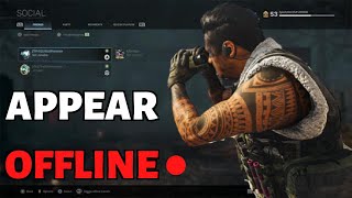 How To Appear Offline In Warzone PS4 XBOX amp PC [upl. by Joshia]