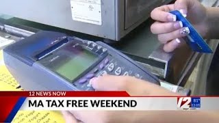 Taxfree weekend in Massachusetts [upl. by Ahsyas909]