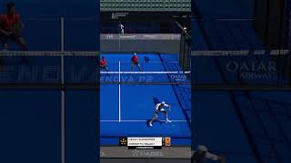 🎾🔥 Un buen rally en el GenovaP2 entre LibaakAugsburger vs ChingottoGalan padelhighlights [upl. by Ynatirb]