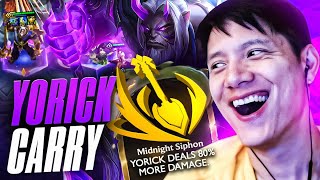 Midnight Siphon Yorick Is a 1v9 Beast  TFT Set 11 PBE Gameplay [upl. by Tisbee805]