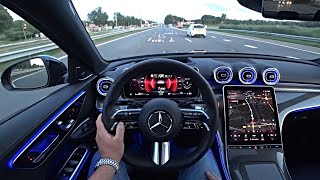 The New Mercedes C Class AMG 2024 Test Drive [upl. by Lorn710]