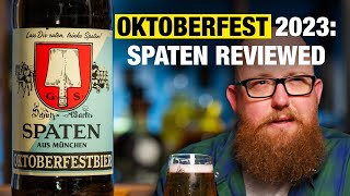 Spaten Oktoberfestbier 2023 Oktoberfest German Beer Review [upl. by Behrens167]