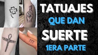 TATUAJES que dan SUERTE 🍀  Significado  Golden Tattoo [upl. by Nnylesor]