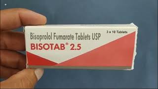 BISOTAB 25 Tablet  Bisoprolol Fumarate Tablets  BISOTAB 25mg Tablet Uses Side effects Benefits [upl. by Notyarb]