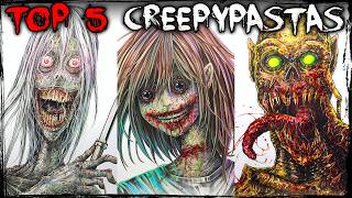 Drawing amp Reading Top 5 CREEPYPASTA Stories ✍️ [upl. by Ollie685]