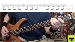 Hash Pipe by Weezer  Bass Cover with Tabs PlayAlong [upl. by Salomone]